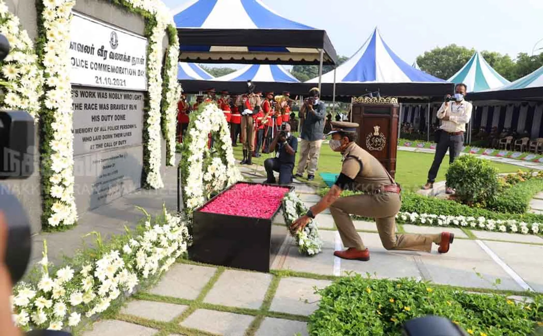  Commemoration  Parade, Police officers who paid tribute