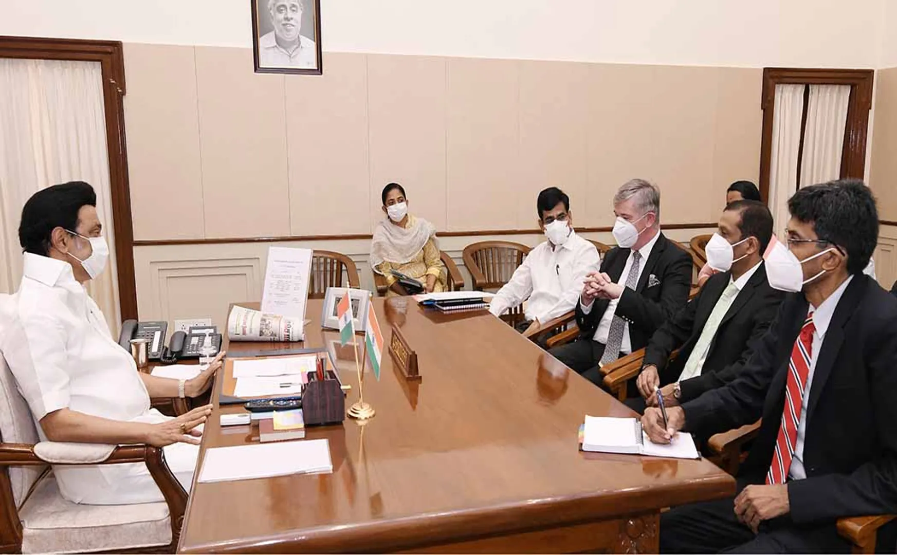 Czech Ambassador meets Tamil Nadu Chief Minister