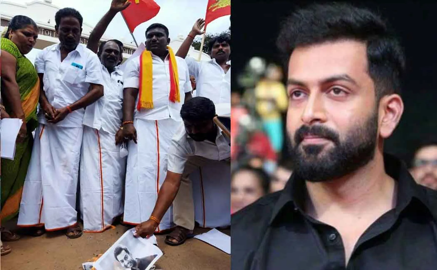Controversial actor Prithviraj tweets, Politicians and public who involved the struggle