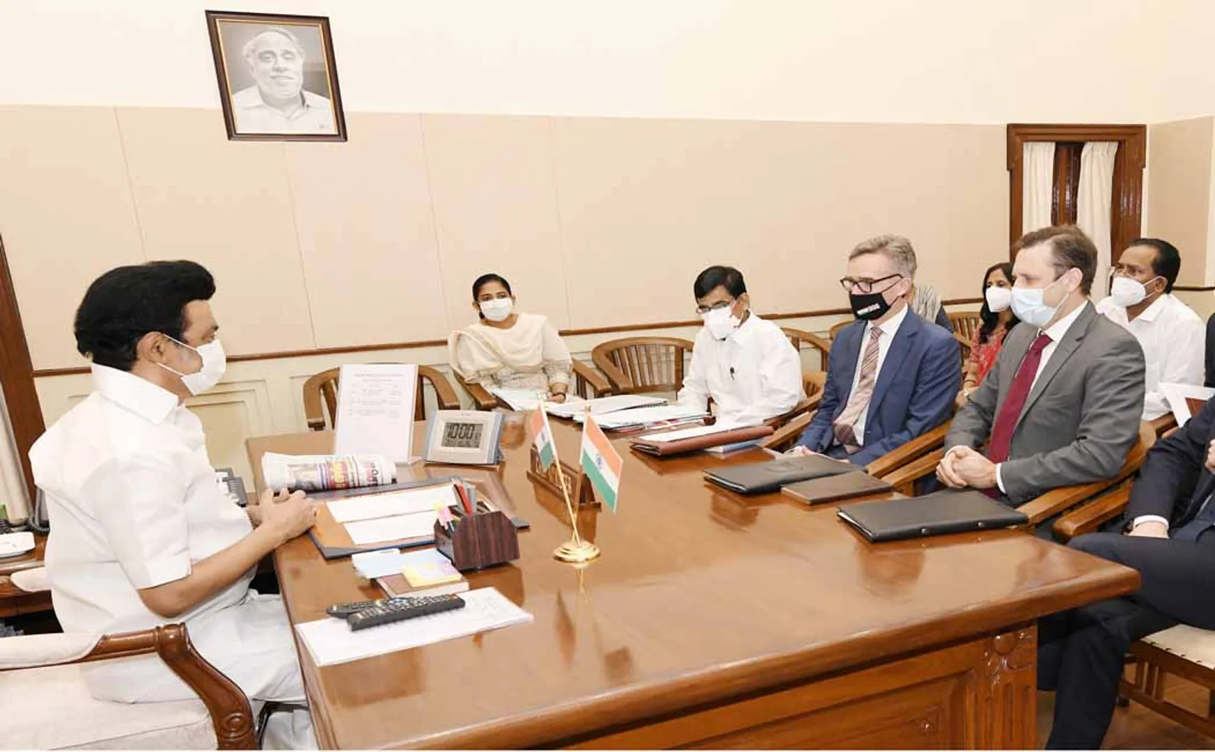 British Ambassador meets Tamil Nadu Chief Minister