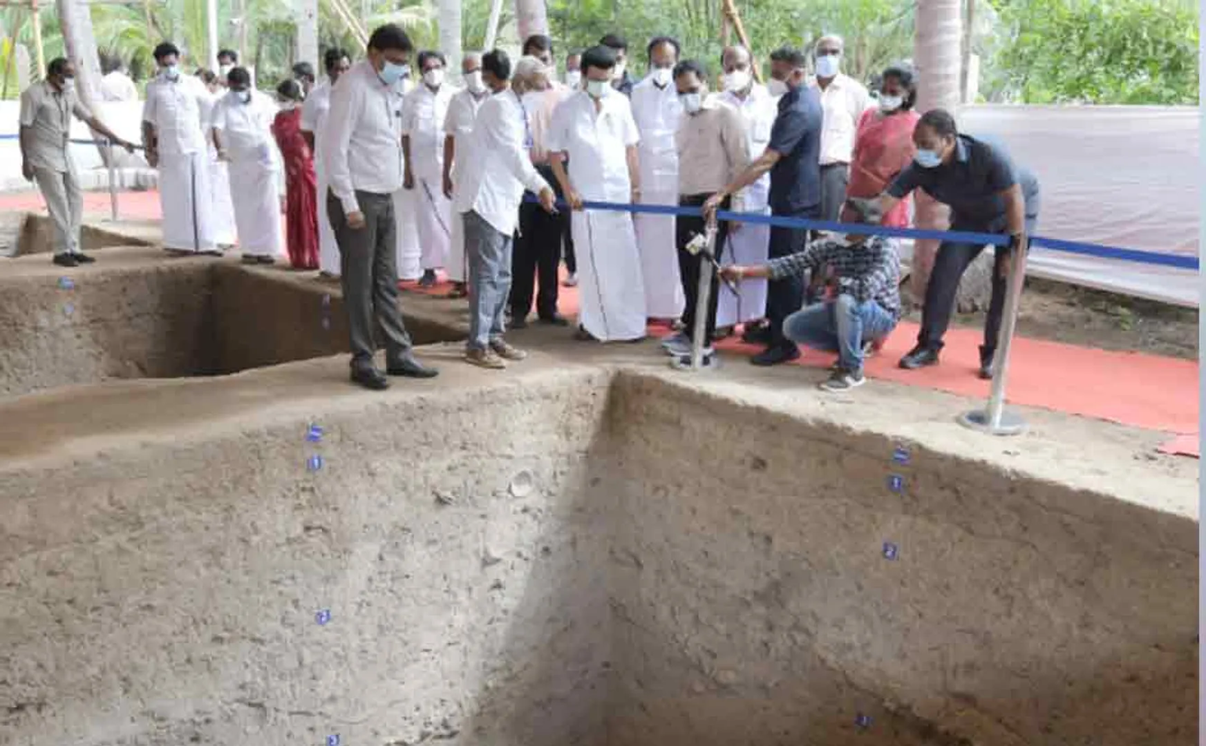 CM inspection in Keeladi 