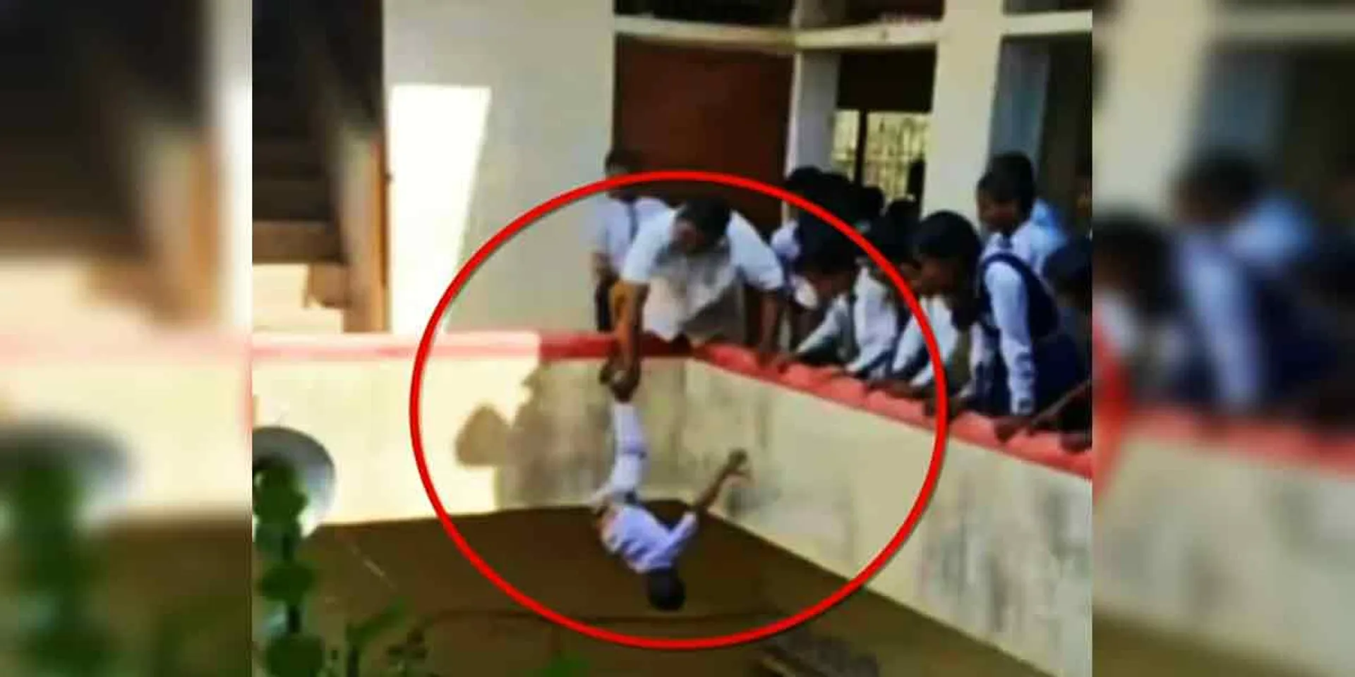  'Schoolboy threatened by hanging upside down' - Teacher arrested!
