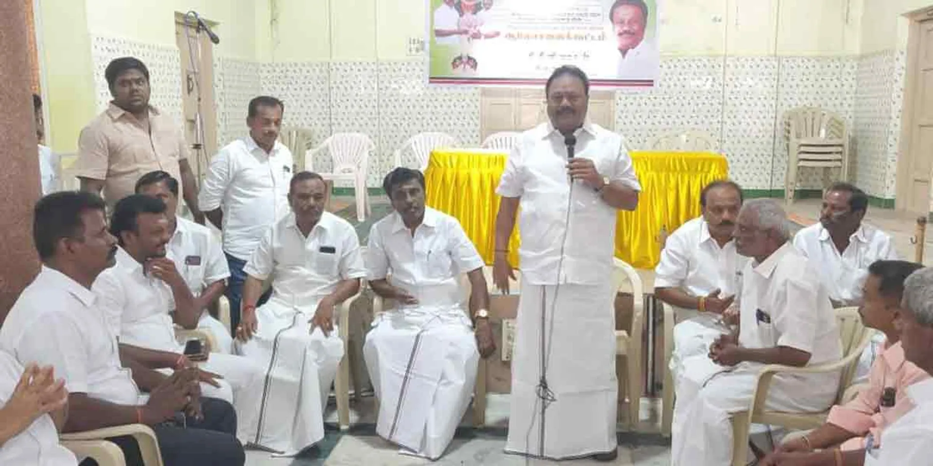 'DMK won by deceiving rural people' - Former Minister Srinivasan accused!