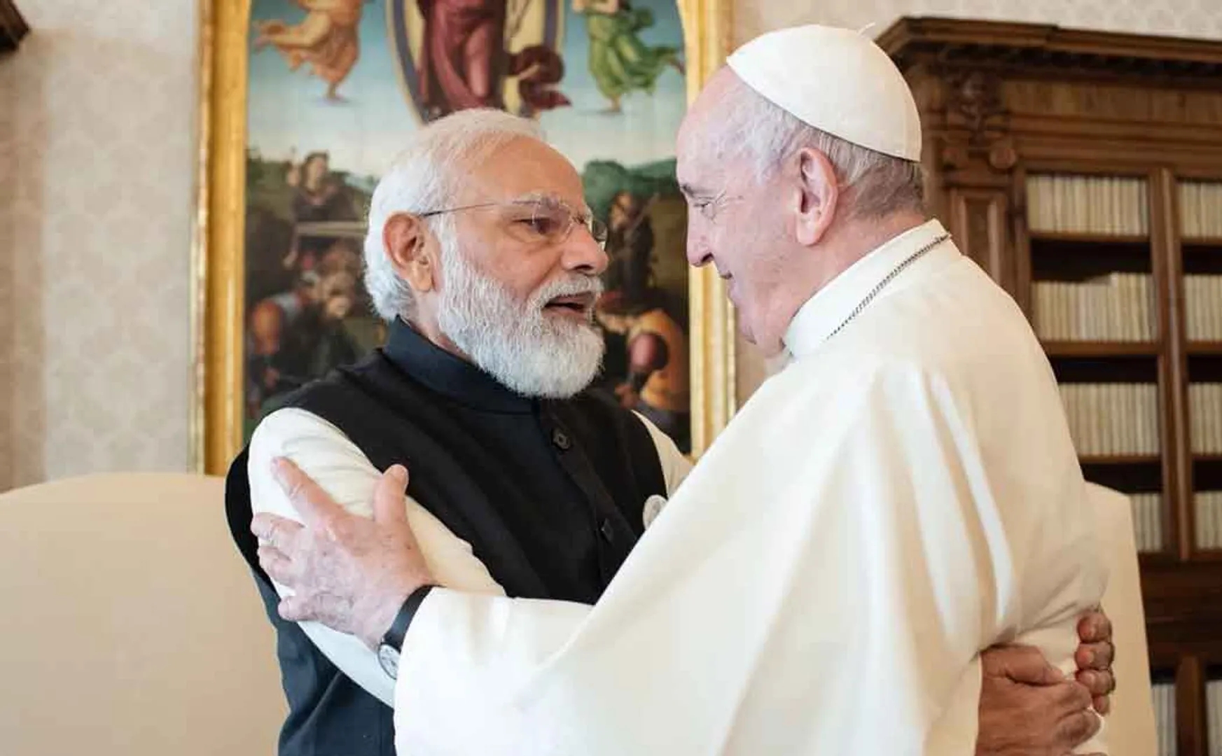 NARENDRA MODI - POPE FRANCIS 