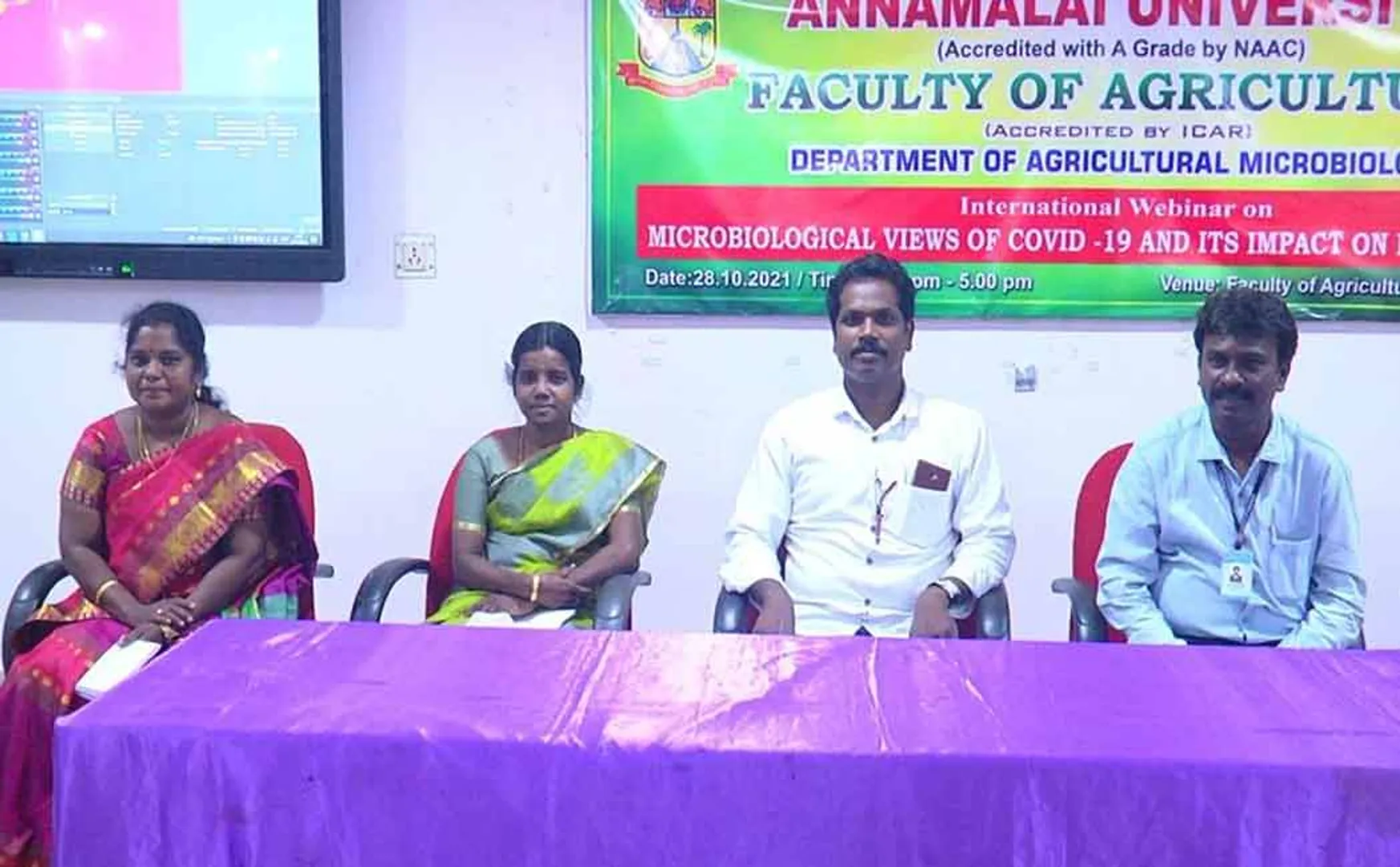 ‘Corona virus in the eyes of microbes’ - International seminar held at the college