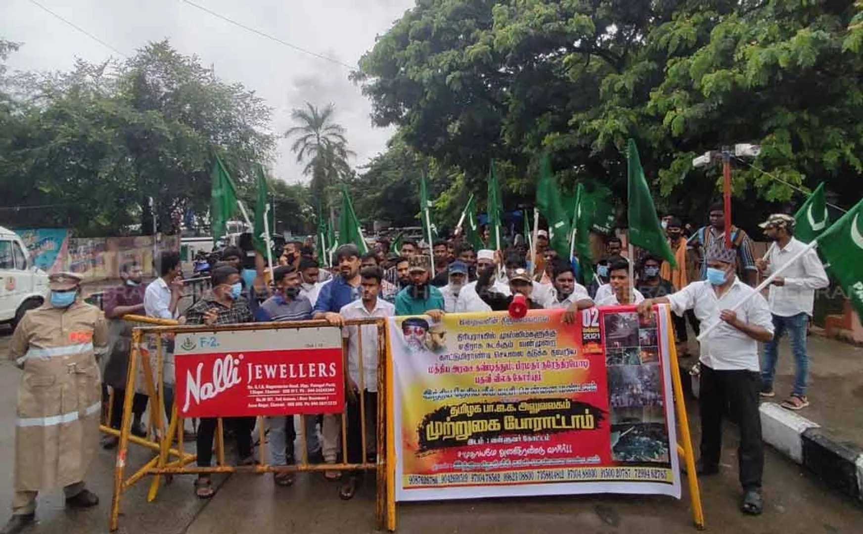 Indian National League parties involved in the struggle