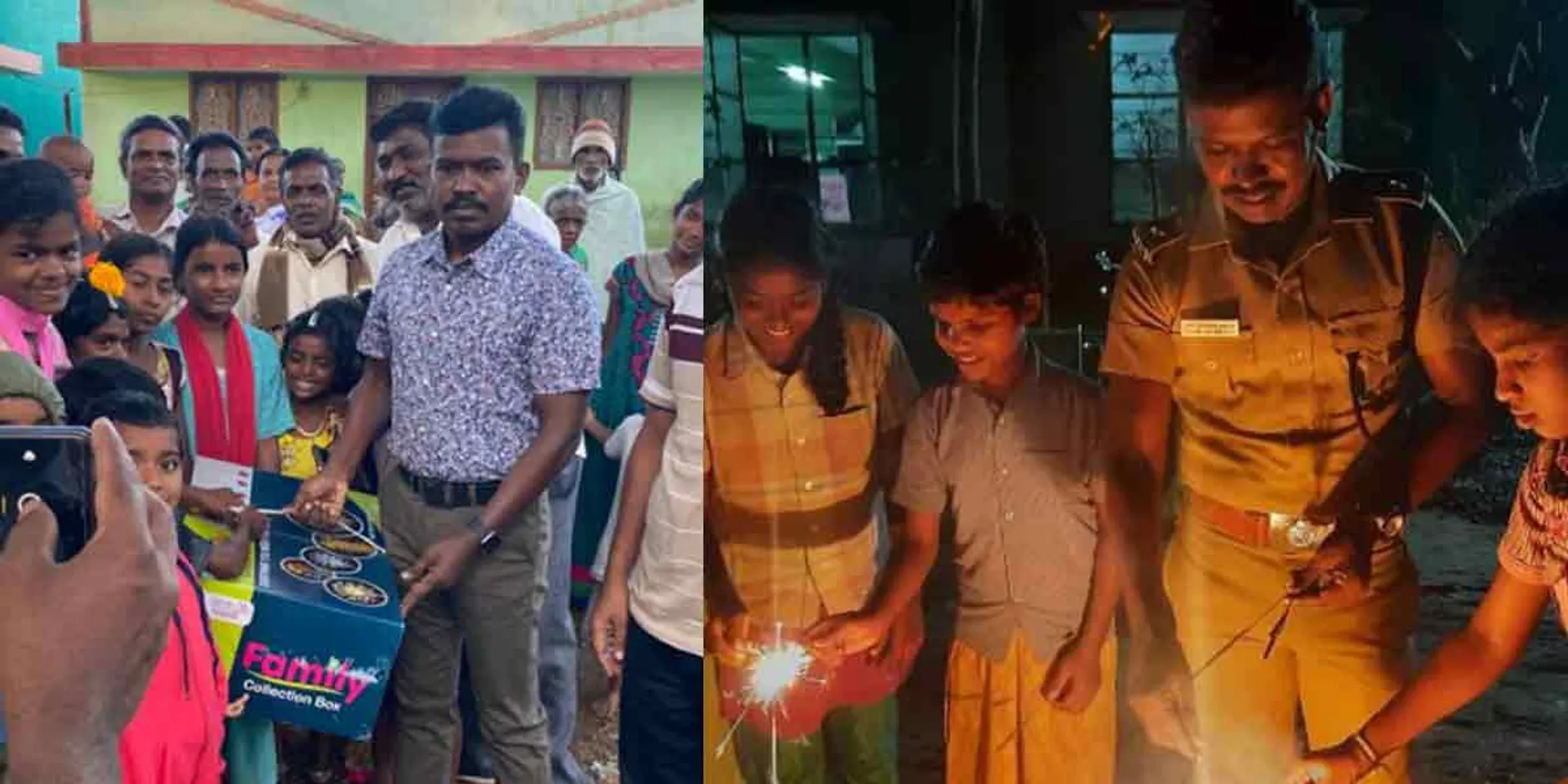  District Superintendent of Police celebrates Diwali with hill people