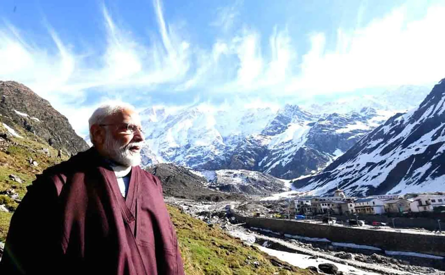 Modi unveils statue of Kanchi Sankaracharya in Uttarakhand