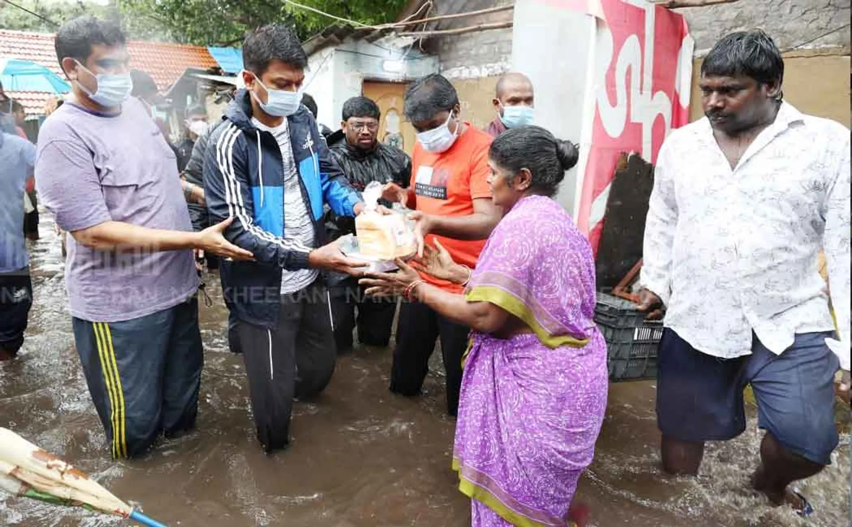 Udayanithi Stalin who went directly to the affected places and inspected them