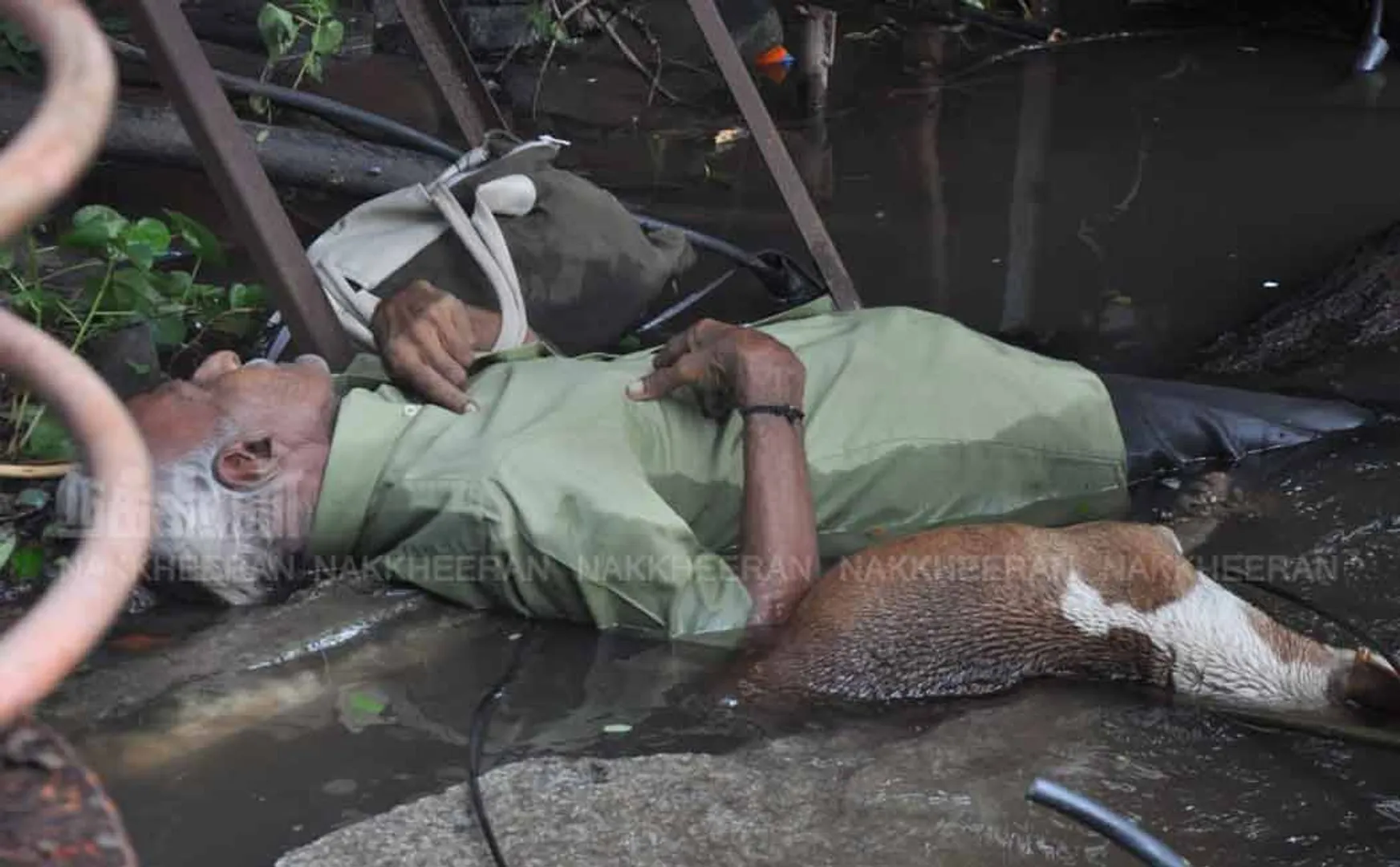 Old man passes away near manthaivelli  