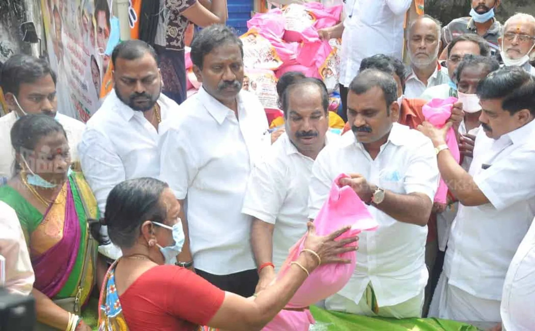 L. Murugan who provided relief in the T Nagar