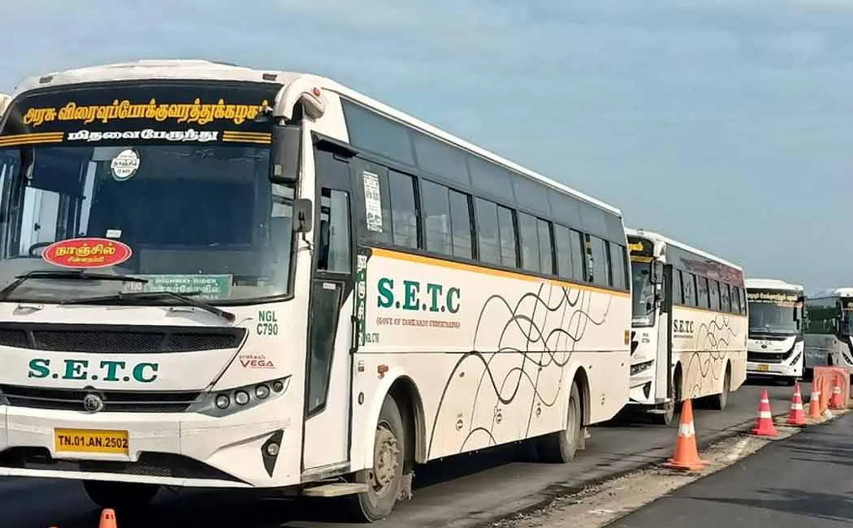 Seven government express buses denied entry at  TollGate 