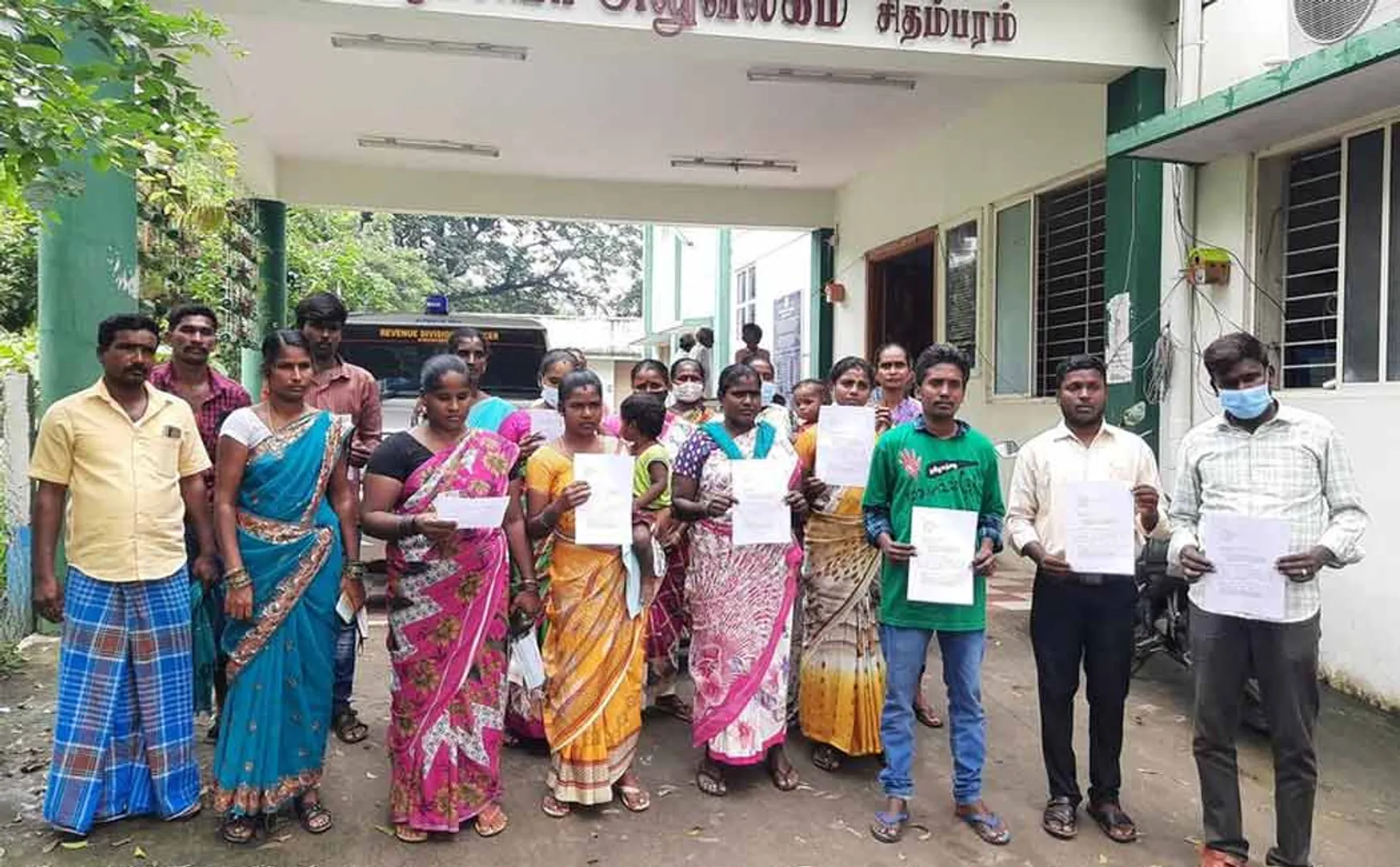 Tribals petition for caste certificate Chidambaram  