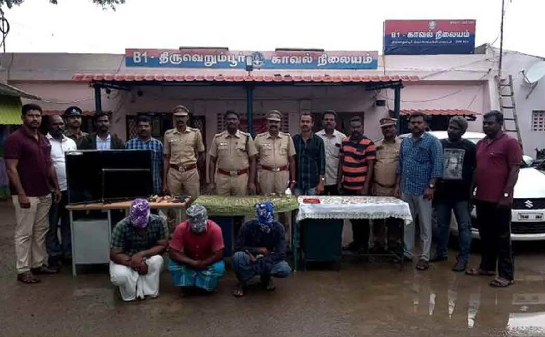 Police arrest those involved in  thefts