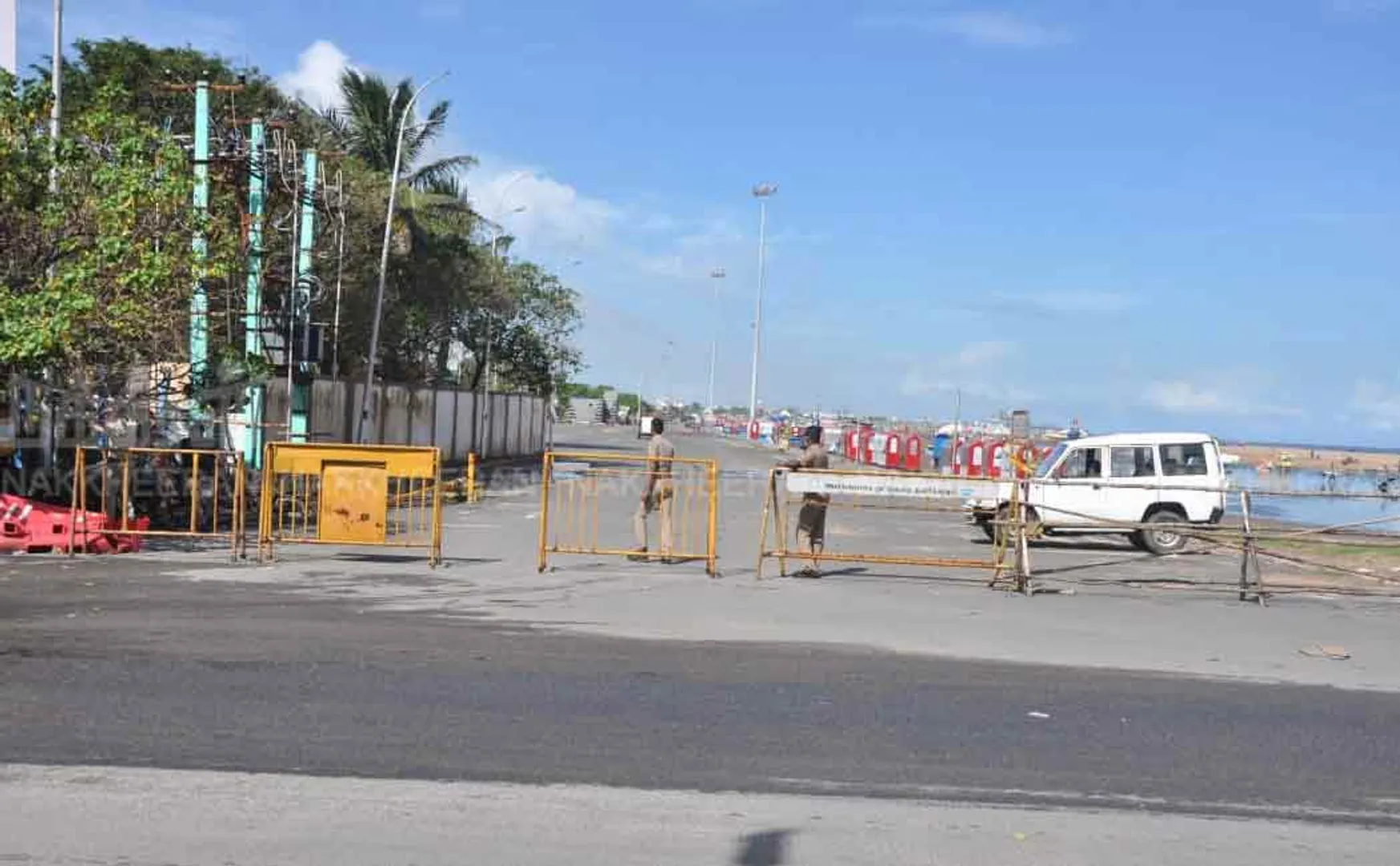 Forbidden to go to Marina Beach