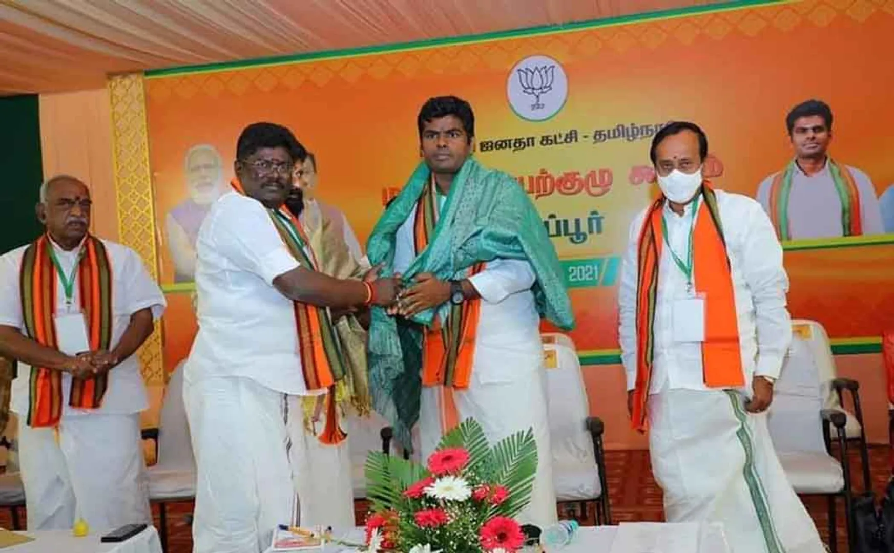 AIADMK joins BJP Former legislator!