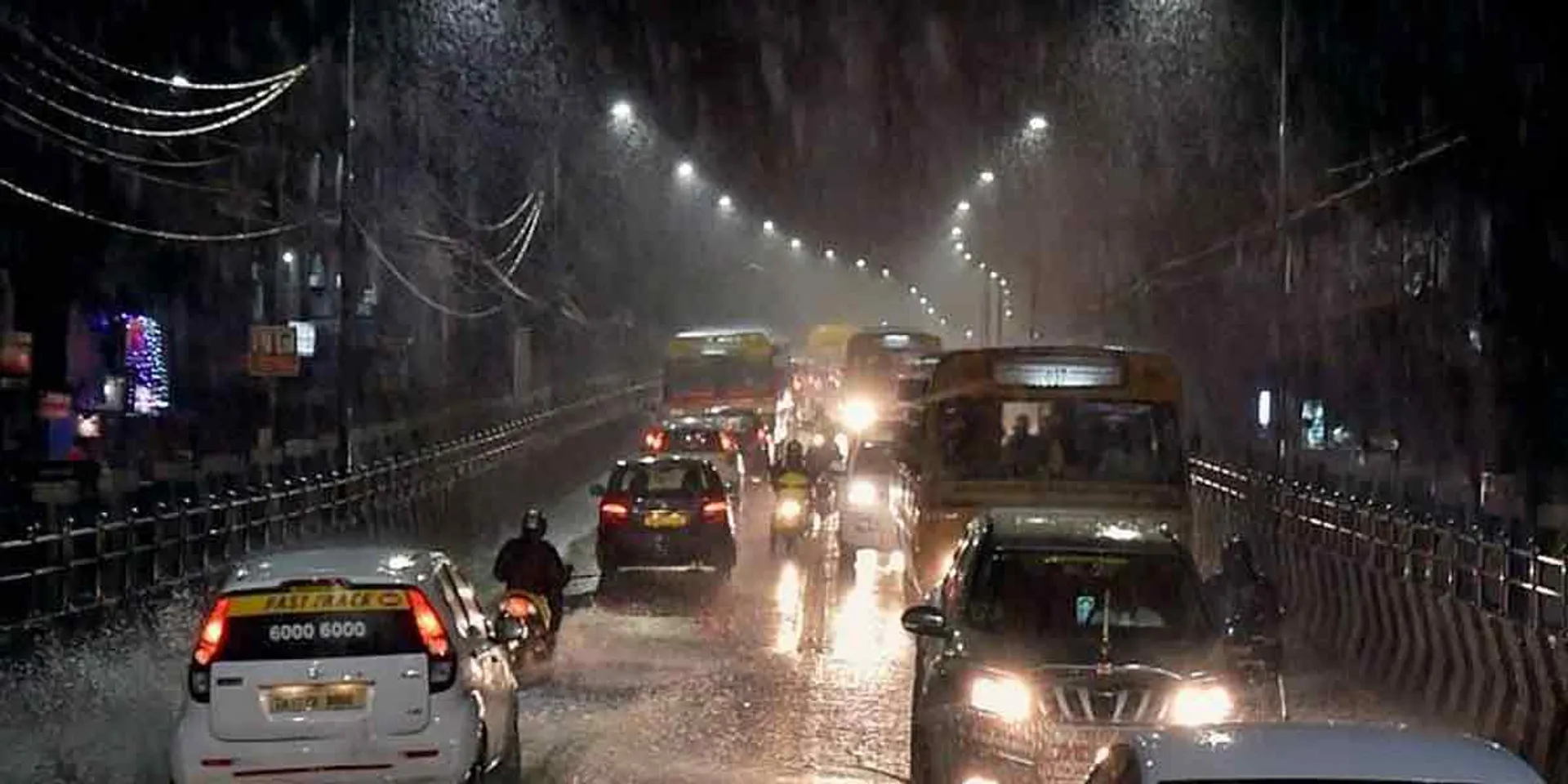 Heavy rain in various places in Chennai!