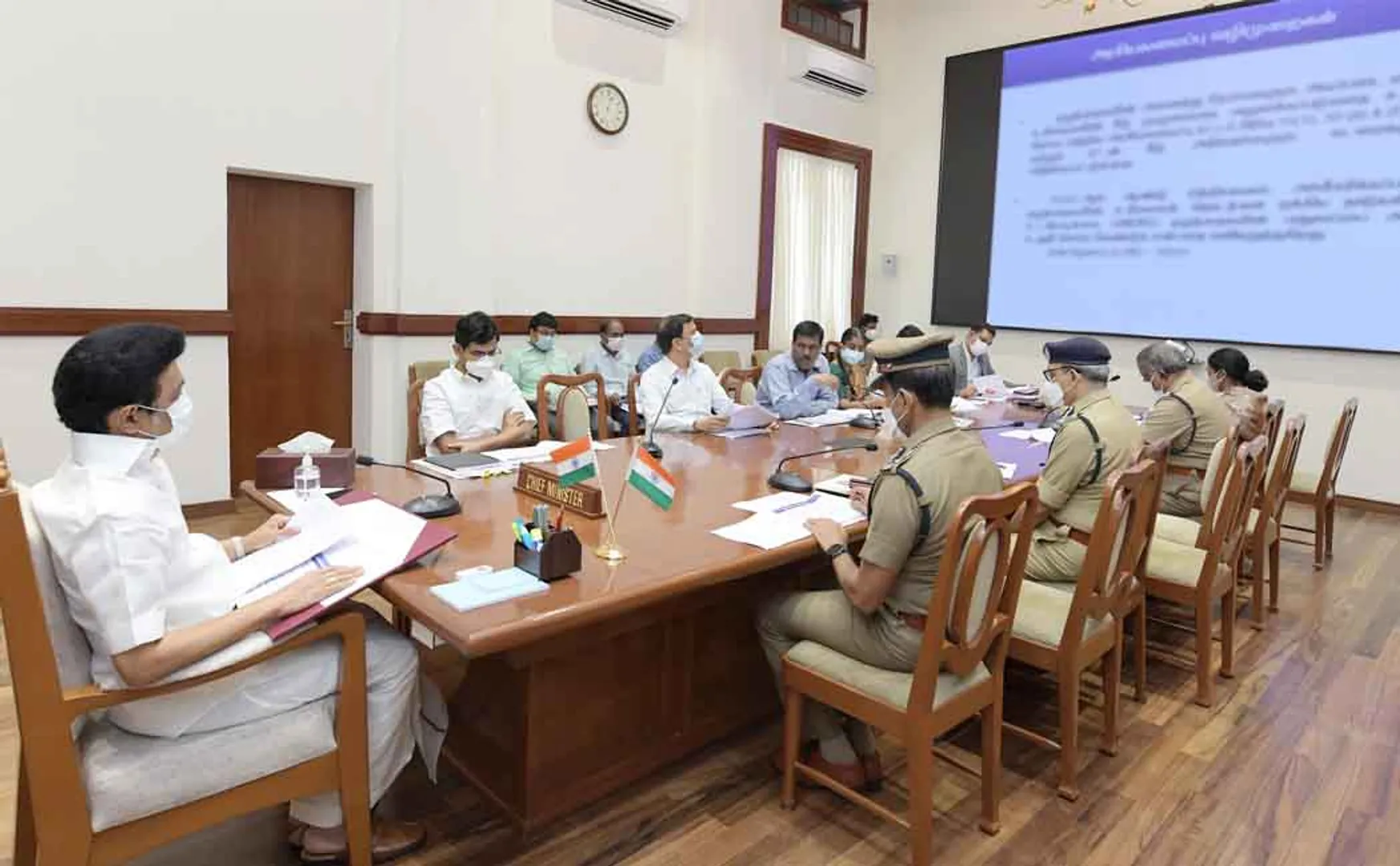 Review meeting chaired by Chief Minister MK Stalin on the functioning of the Pokcho Act!