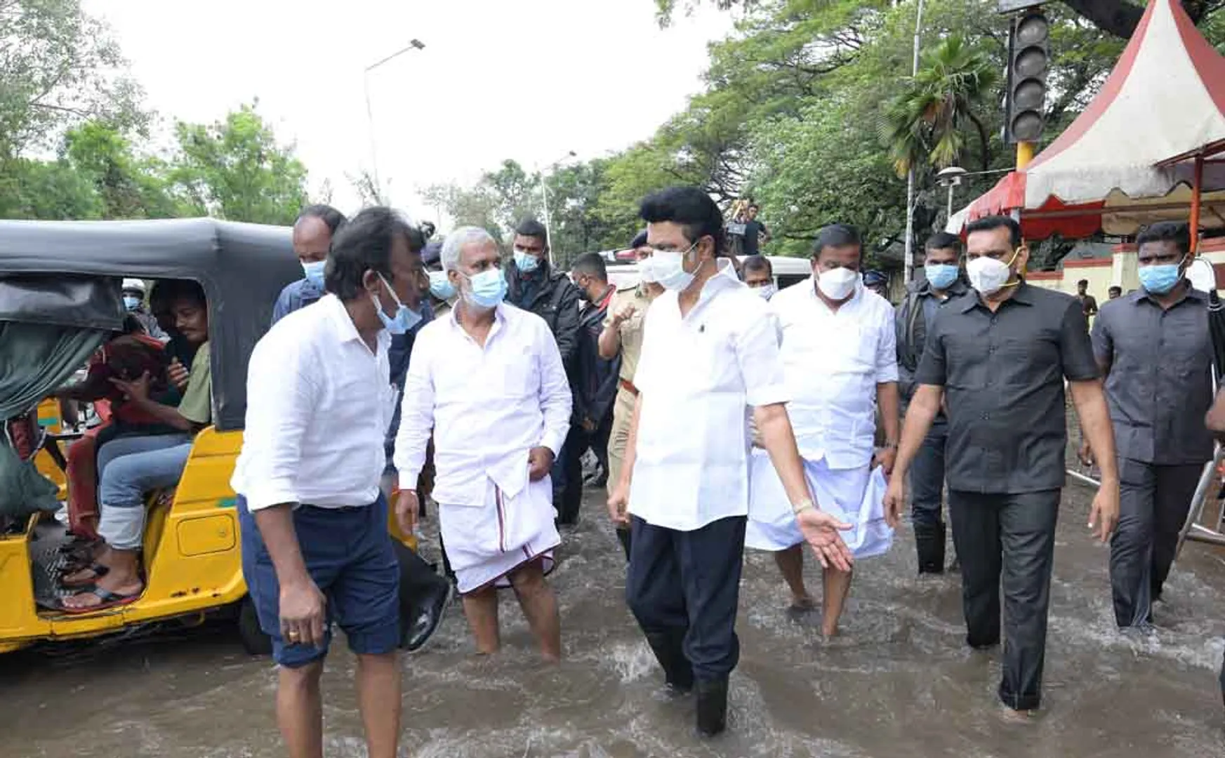 Rain damage in Chennai - Chief Minister personally inspected! (Pictures)