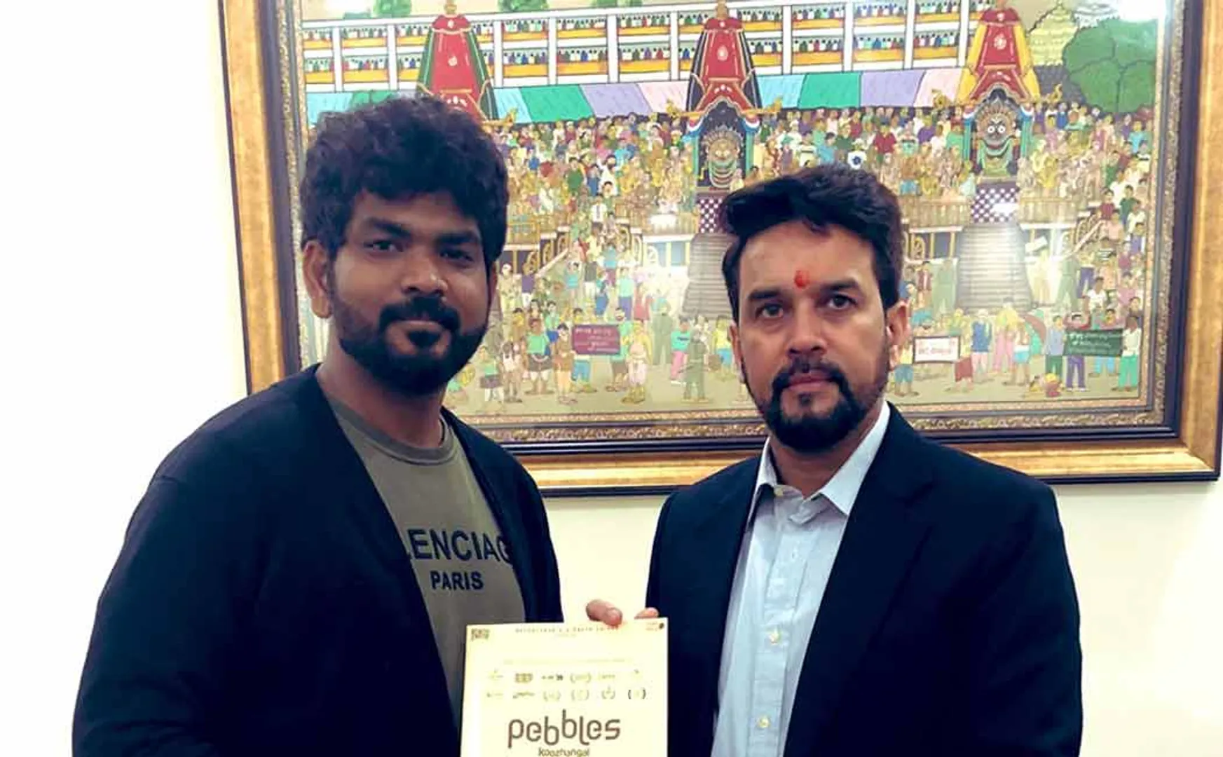 vignesh shivan met central minister anurag thakur