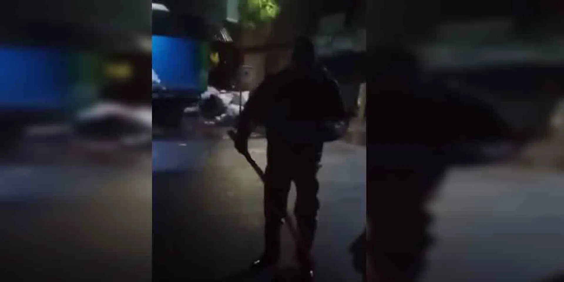 Midnight drunken birthday celebration ... kick to the cops who knocked!