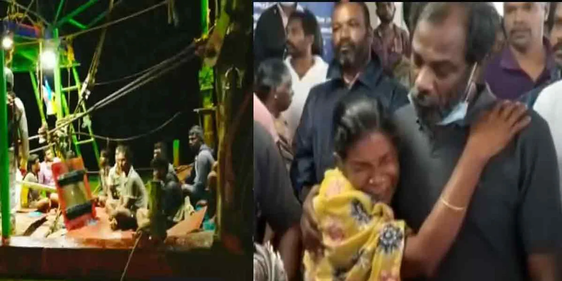 18 arrested Nagai fishermen released ... Family welcomed with tears