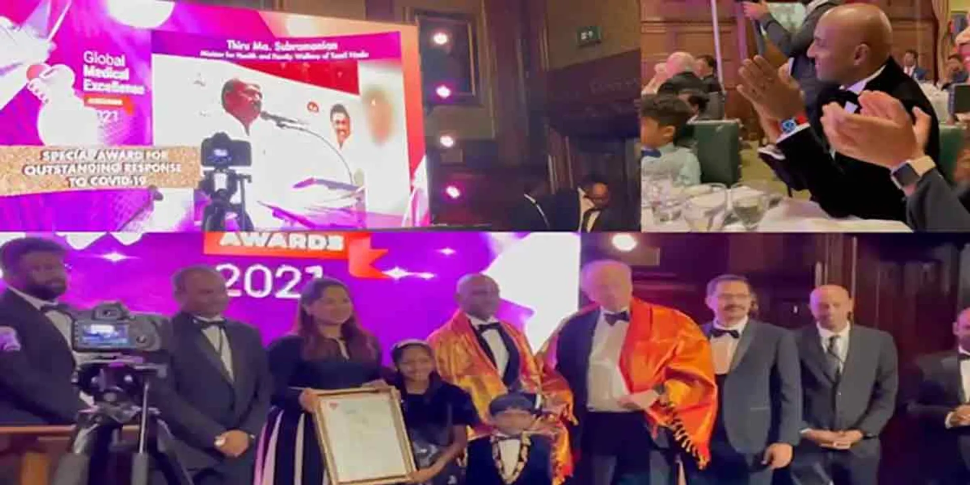 '' Outstanding Response for Corona '' - Award-winning Minister in London