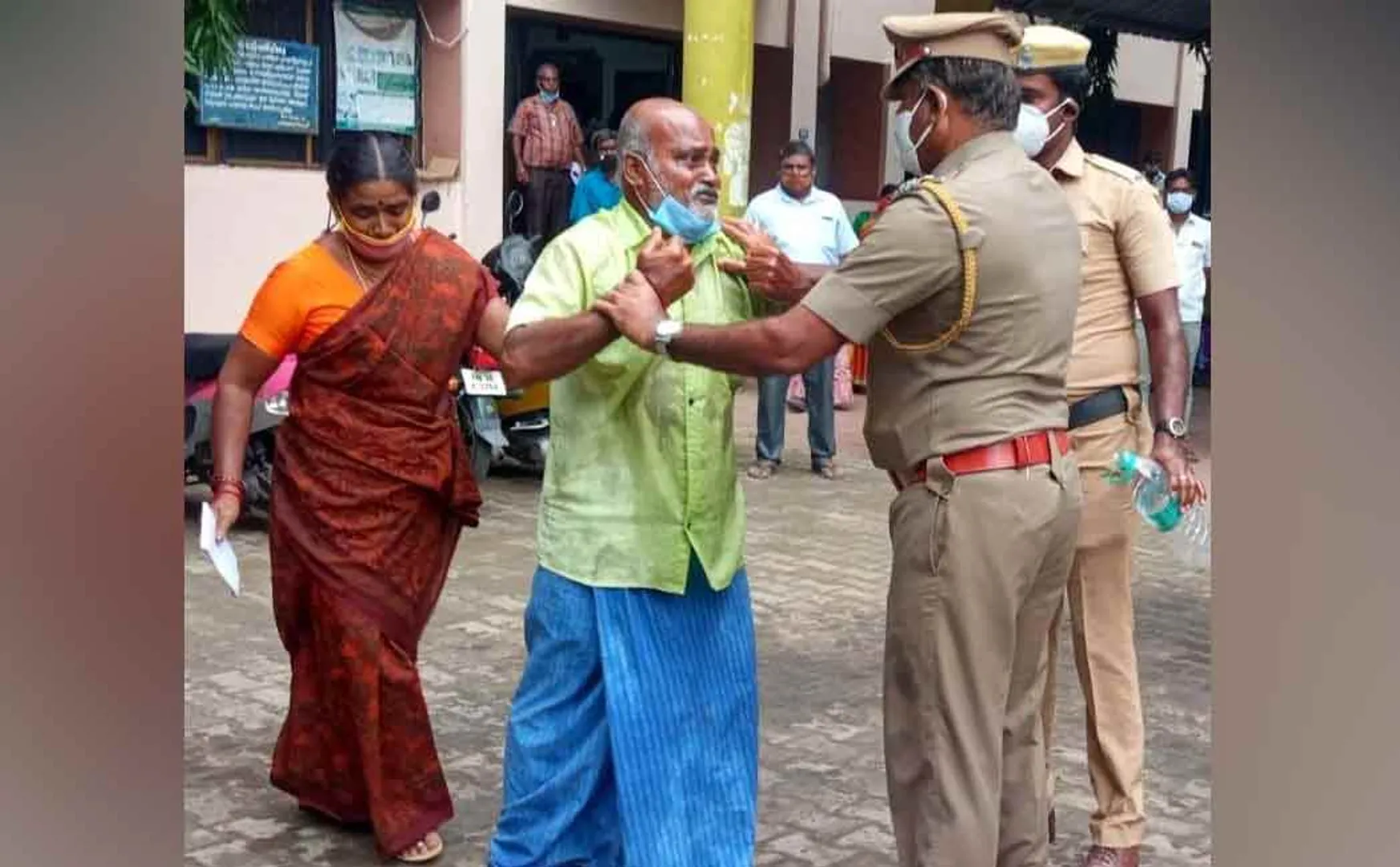 Police arrest trader who made wrong decision collector's office