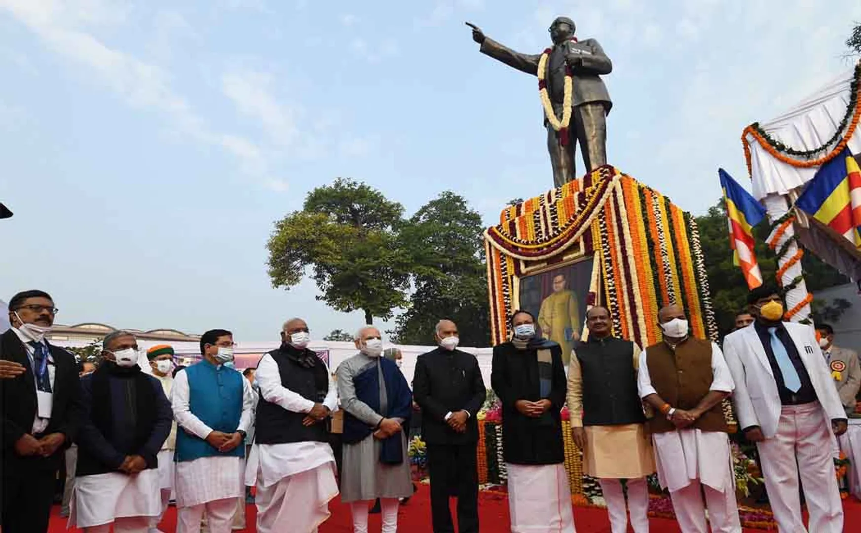 65th Remembrance Day of Ambedkar-  Honorable President, Prime Minister!