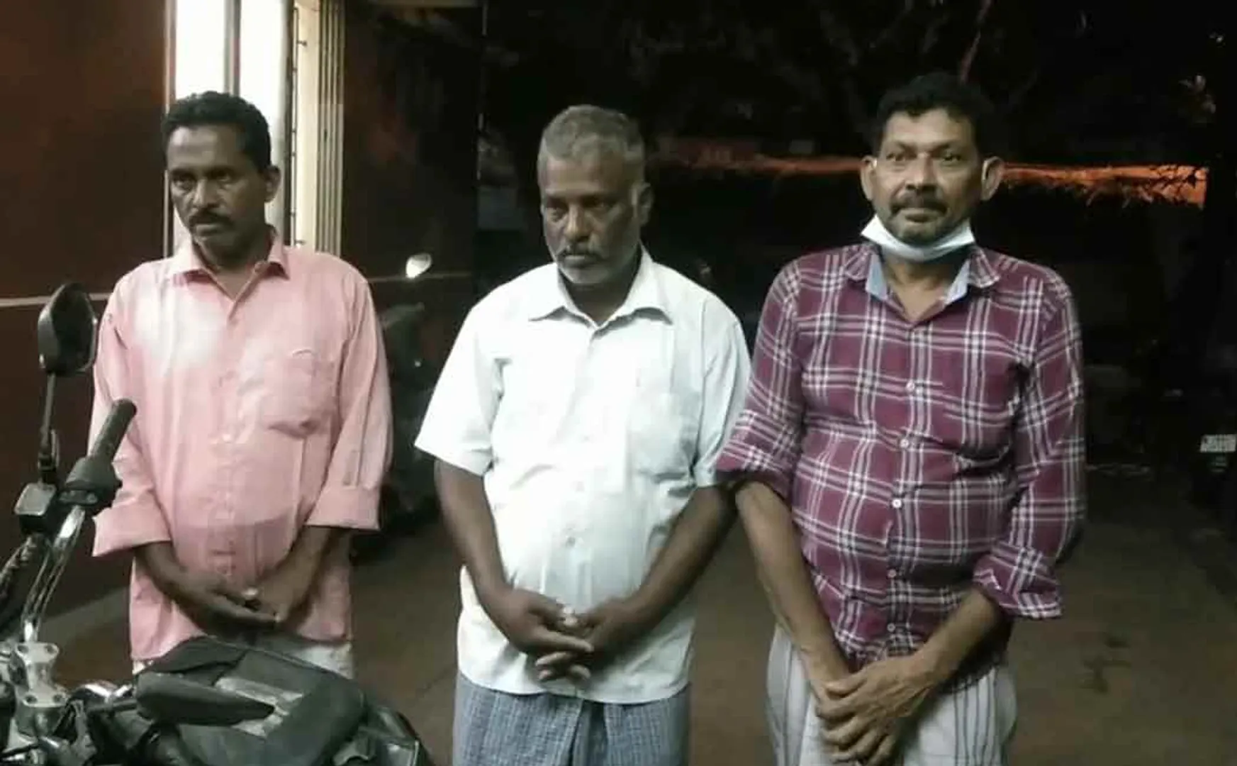 The gang caught by police who took cannabis 