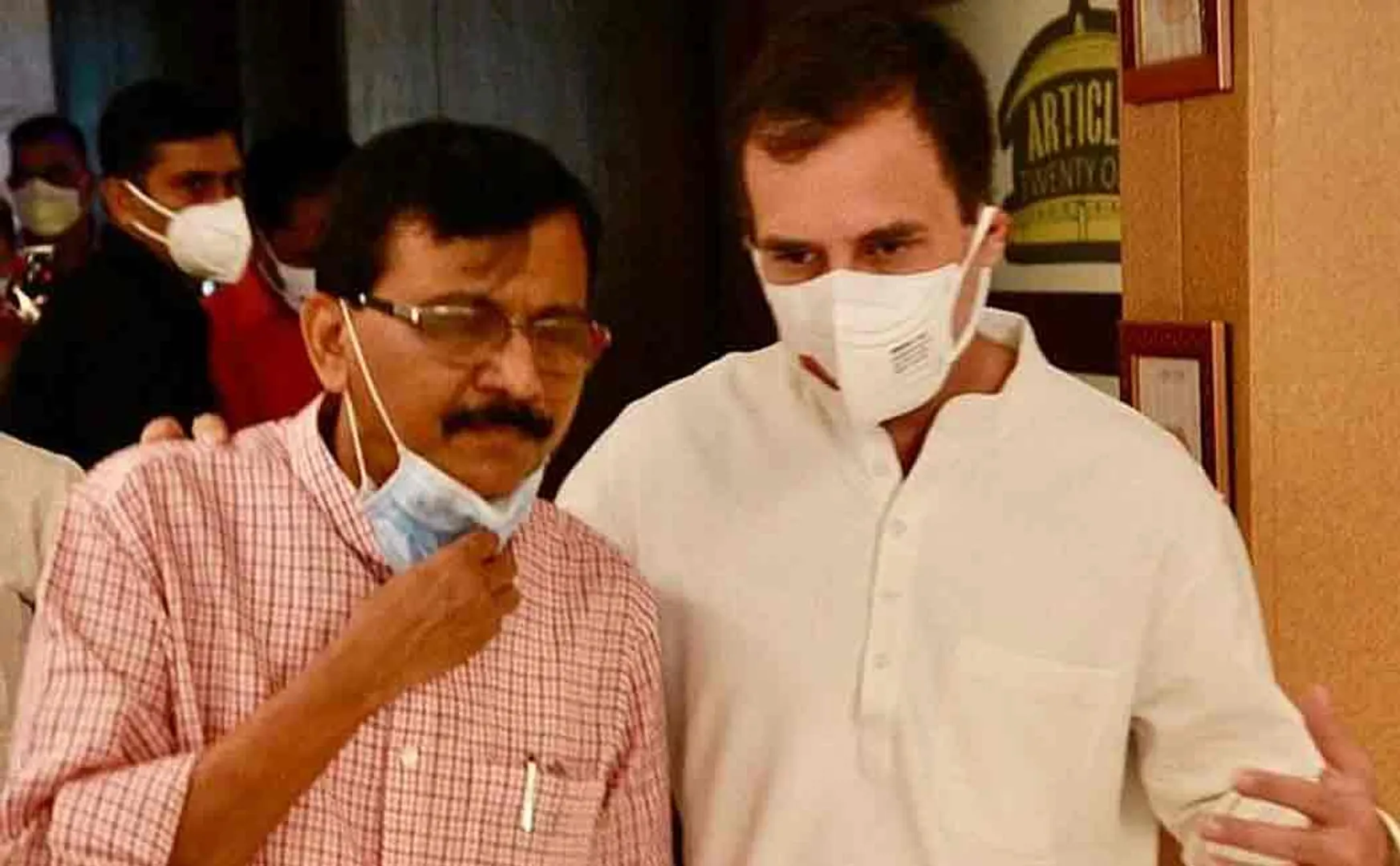 sanjay raut - rahul gandhi 