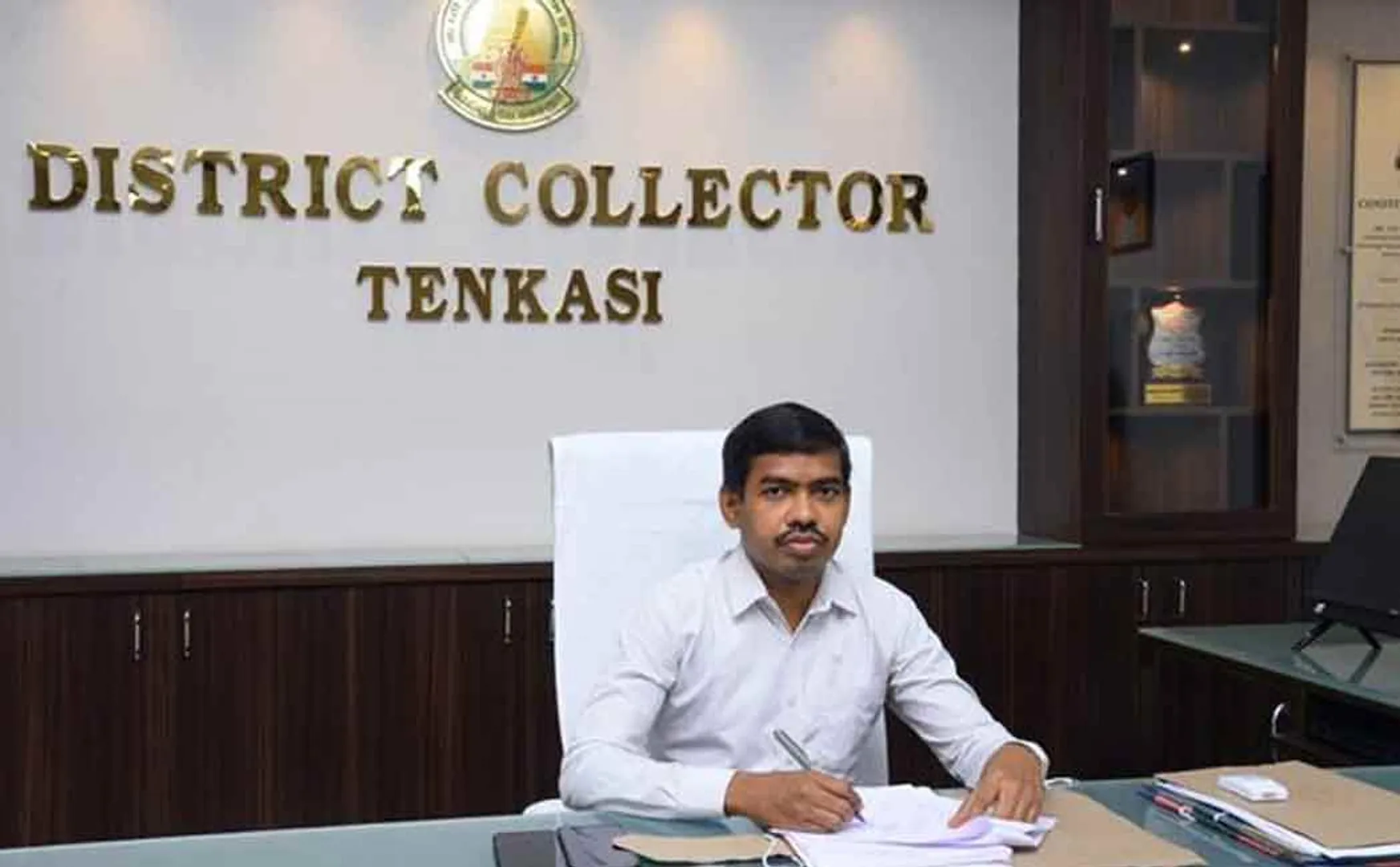 Collector who allowed bathing in courtallam