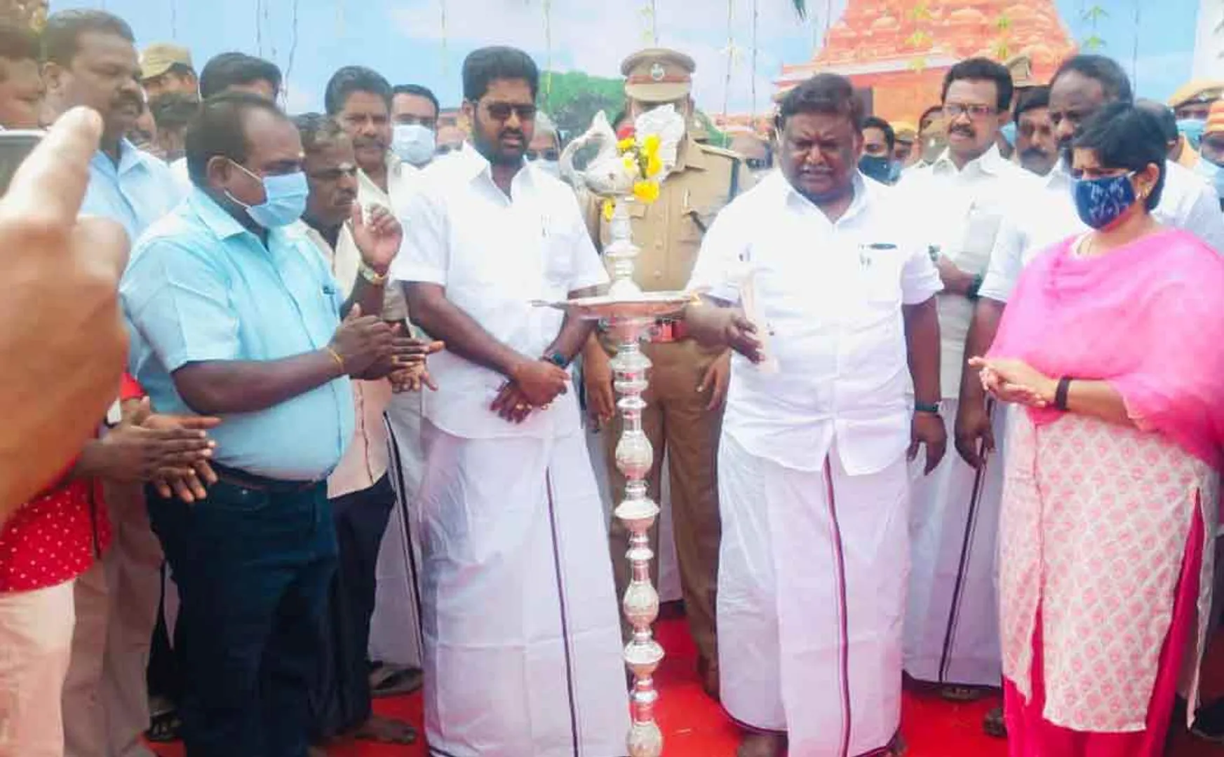 Chief Minister MK Stalin opens Expanded Jayangondam bus stand