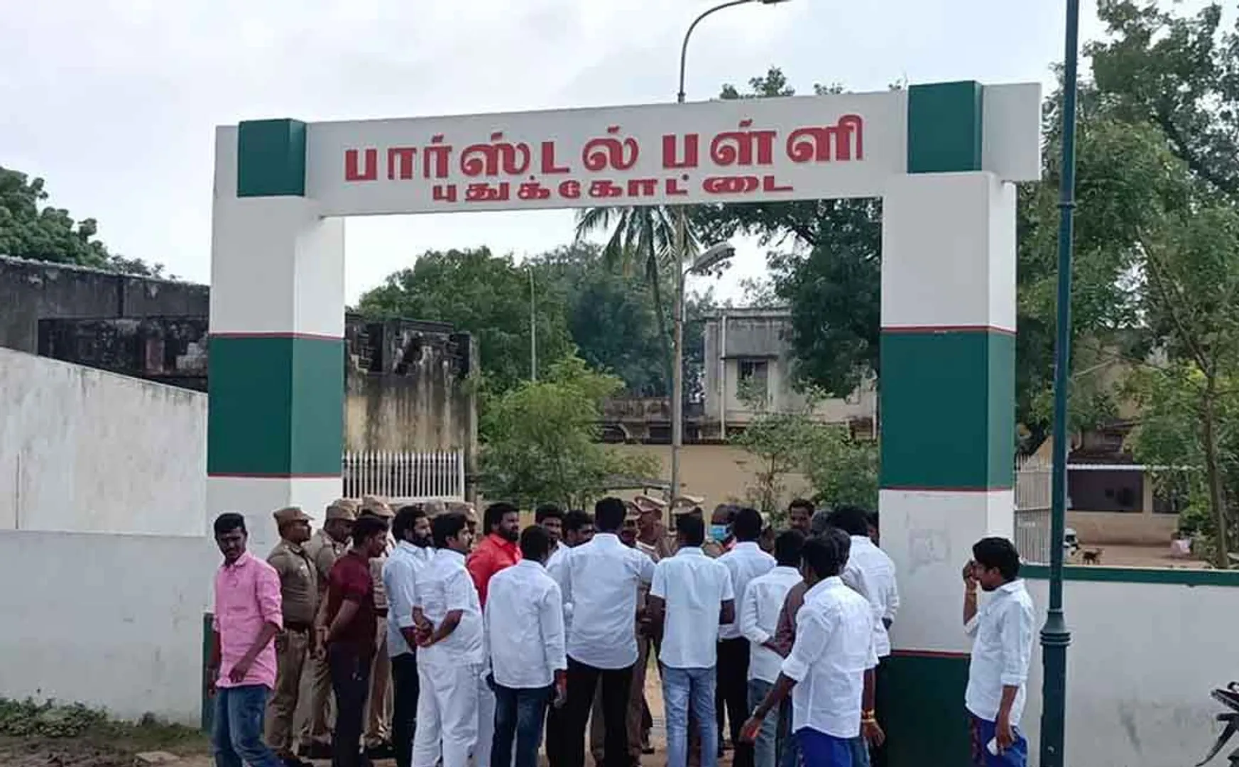 Excitement as allies gather at the jail gate to welcome Rowdy!