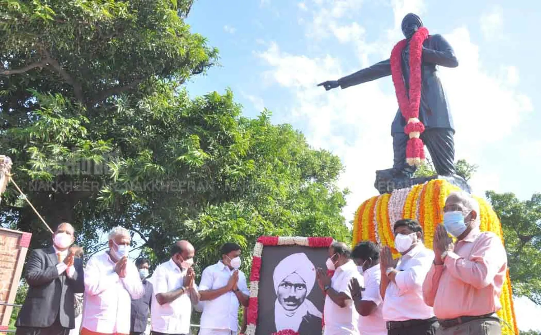 Bharatiyar's 140th birthday honored on behalf of the government!  