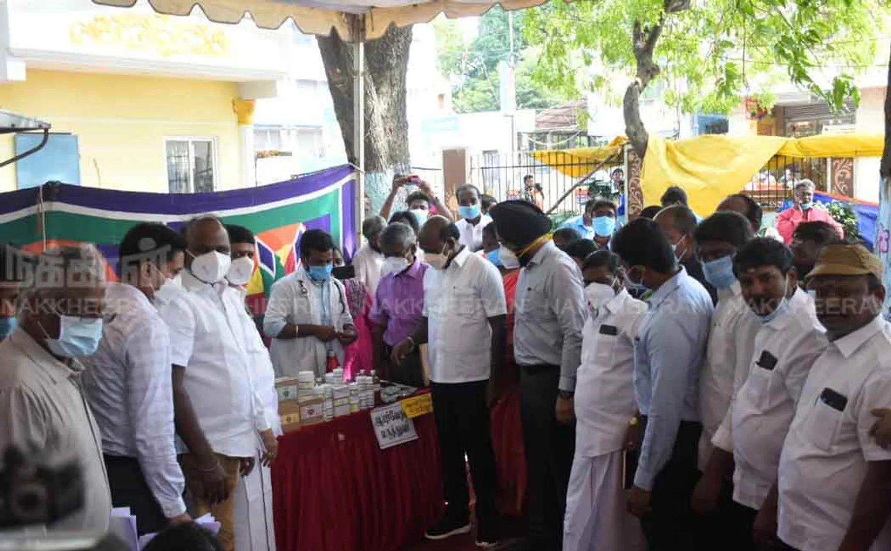 Minister Ma Subramanian inaugurates The Nagar Vaccine Camp