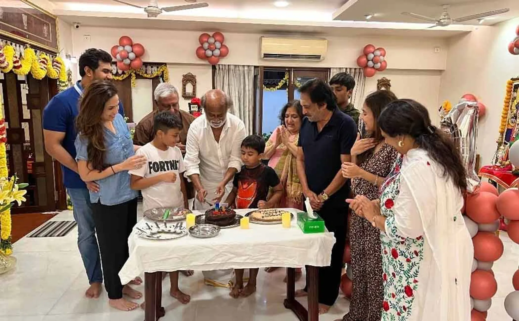 rajinikanth birthday celebration photos viral on social media