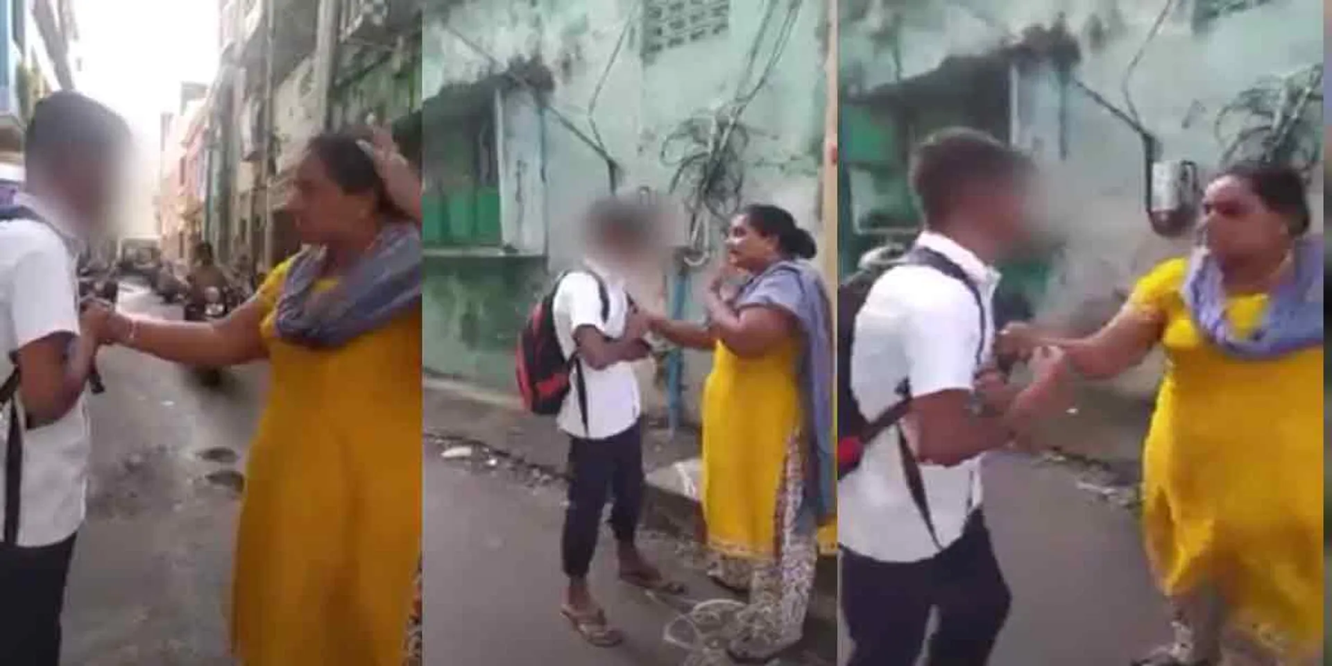 The woman who bought the left right on the road ... The video goes viral!