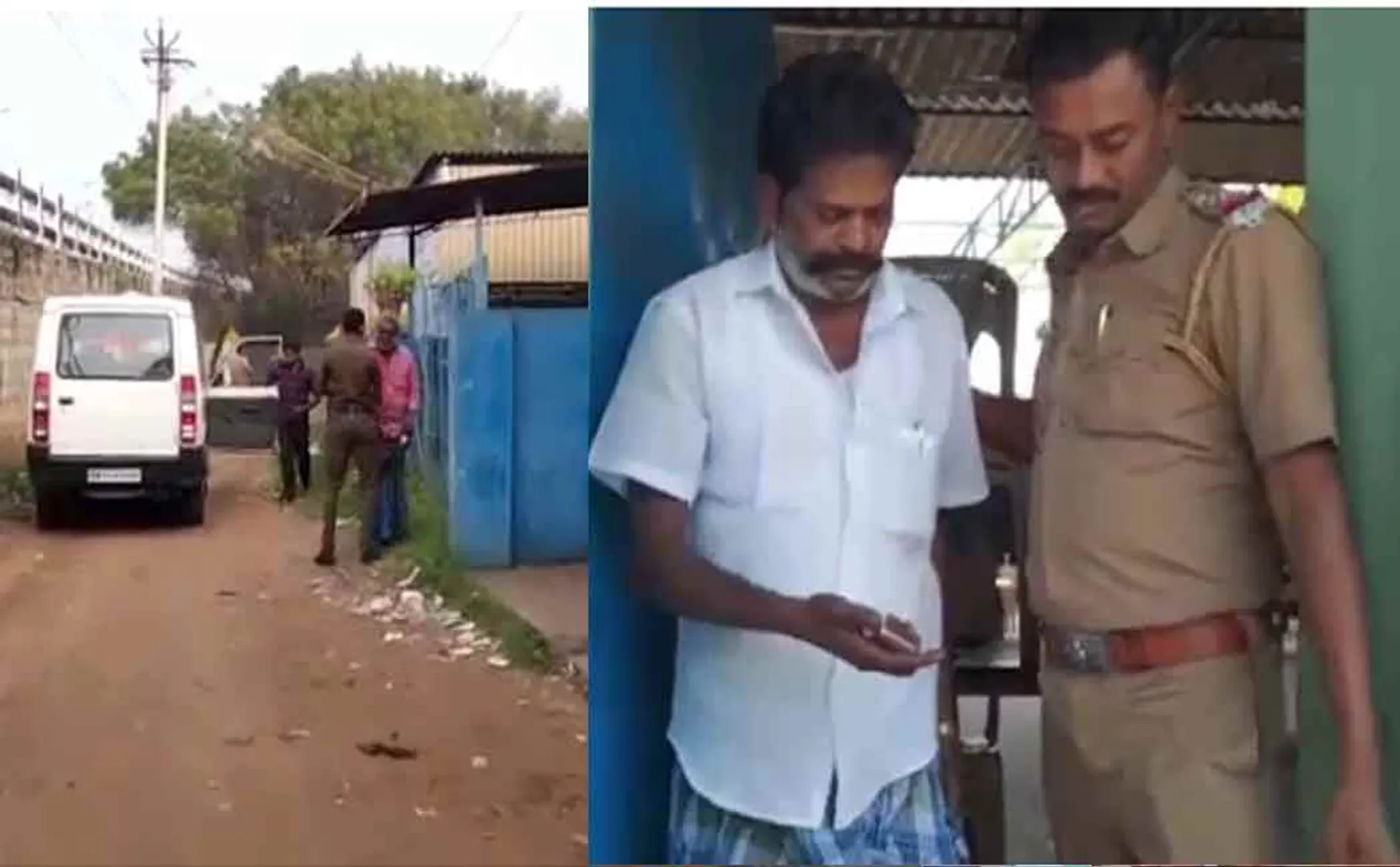 police chased persons who sale Liquor on the block 