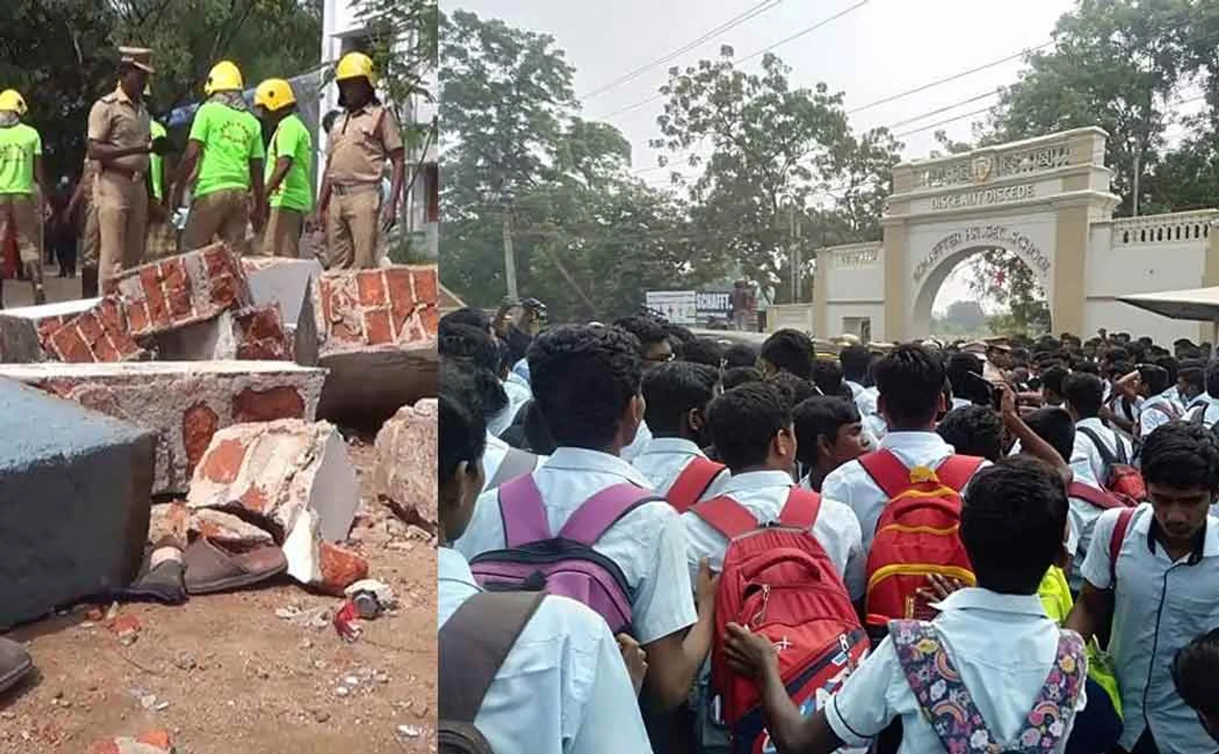 school accident that made parents and students upset 