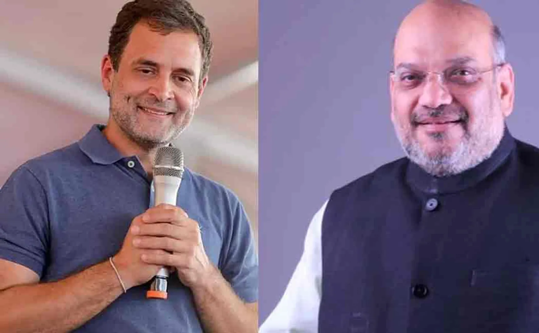 rahul gandhi - amitshah 