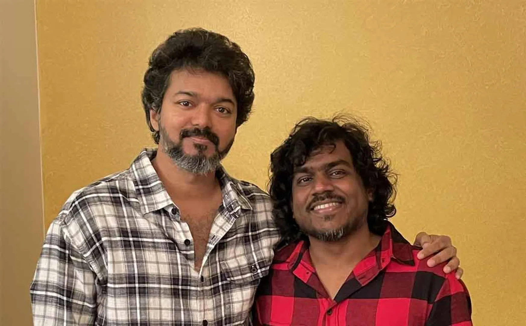 yuvan shankar raja met actor vijay 