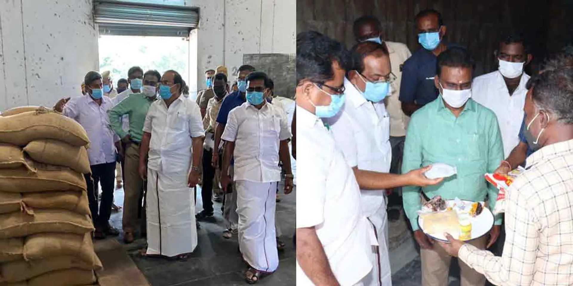 Minister Chakrabarty's surprise inspection of consumer goods warehouse!