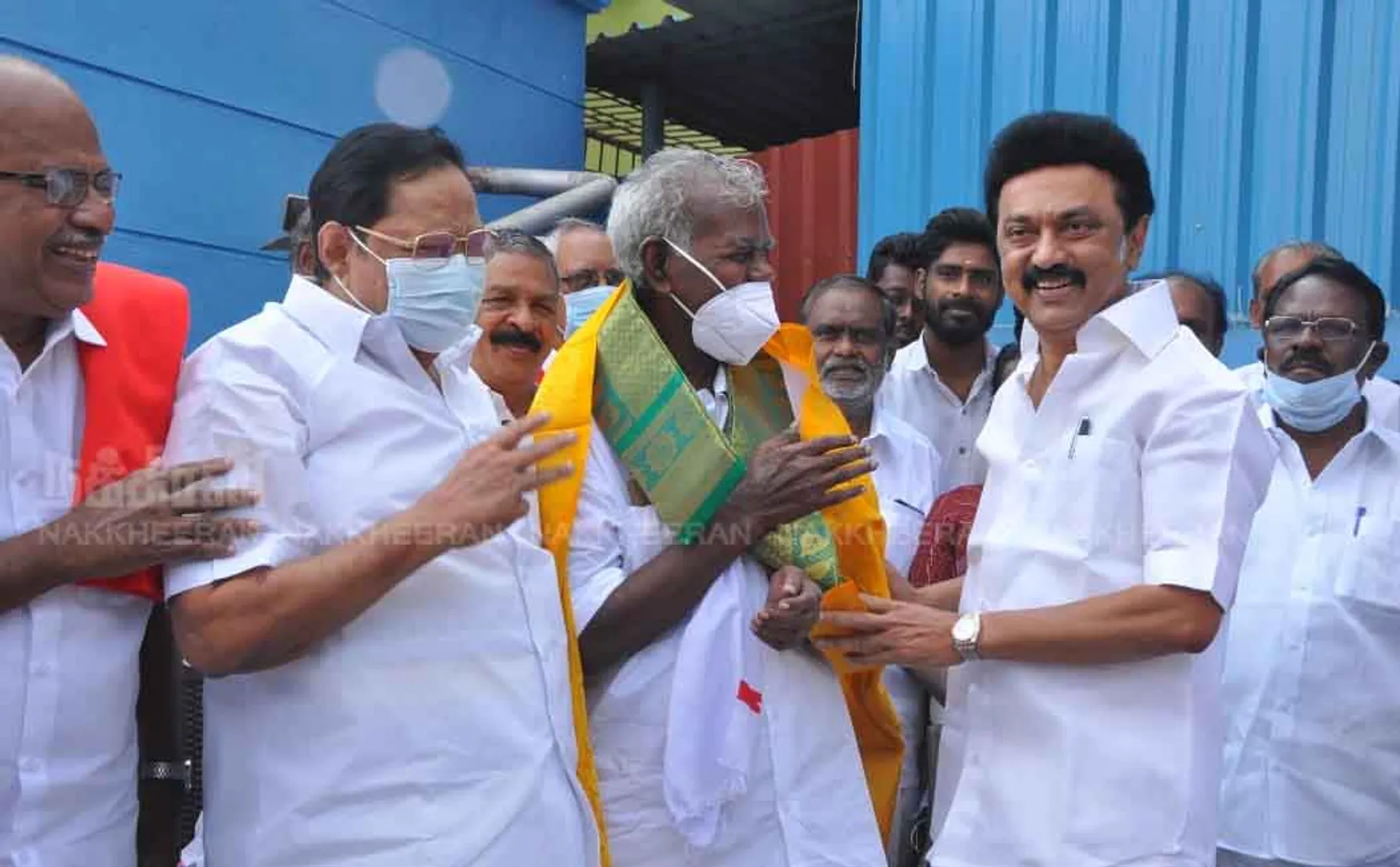 Congratulations to Nallakannu in the presence of Chief Minister MK Stalin! (Pictures)