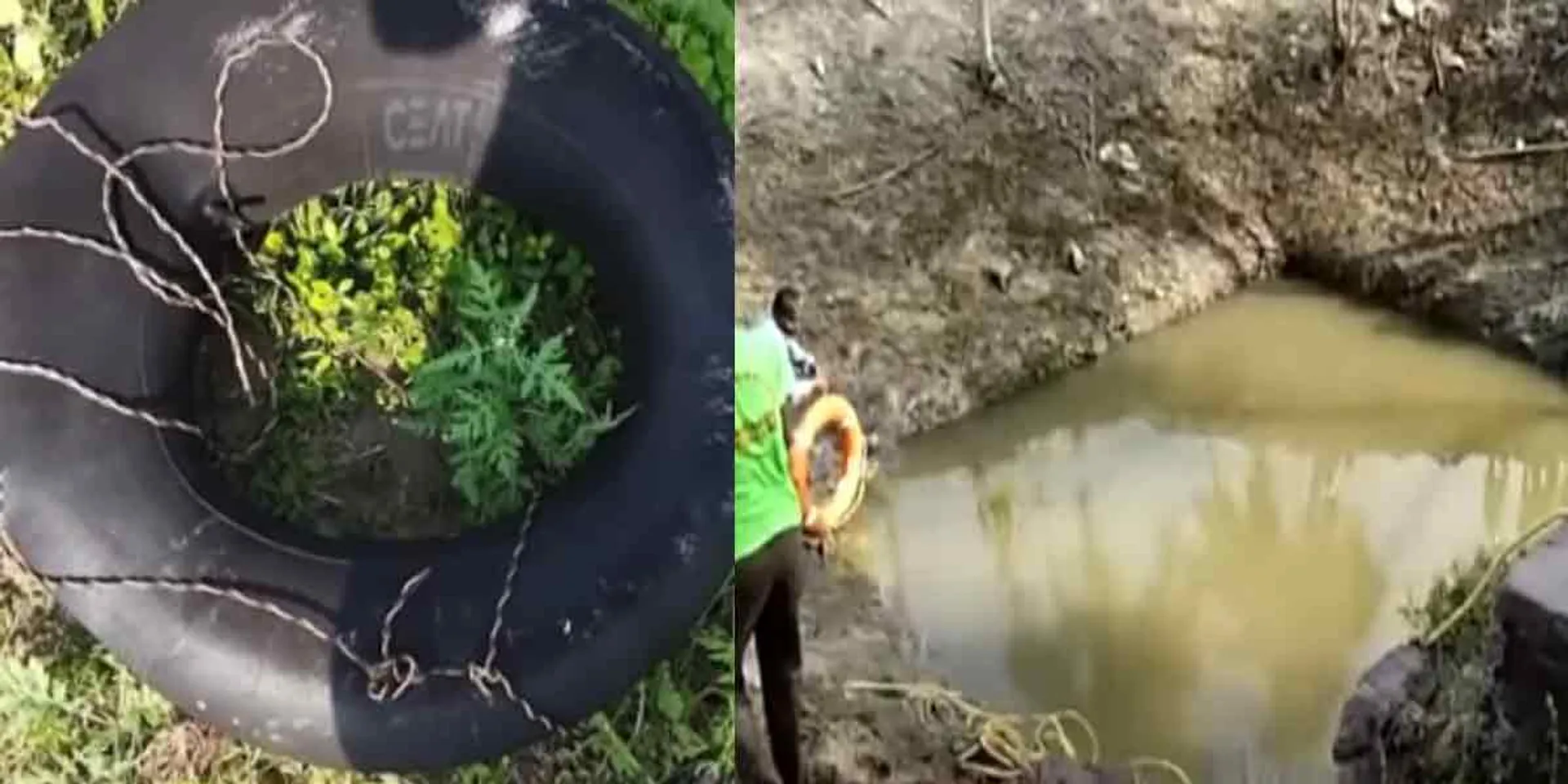 Student jumps into well after learning to swim alone