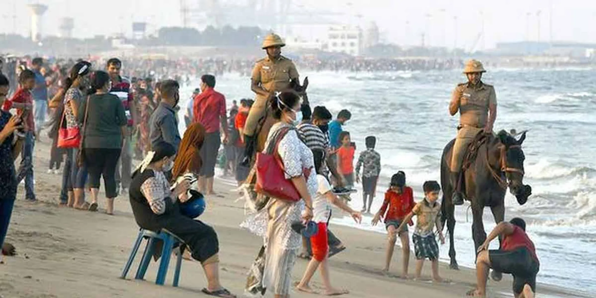  People not allowed to go to the beach in Chennai until further notice!