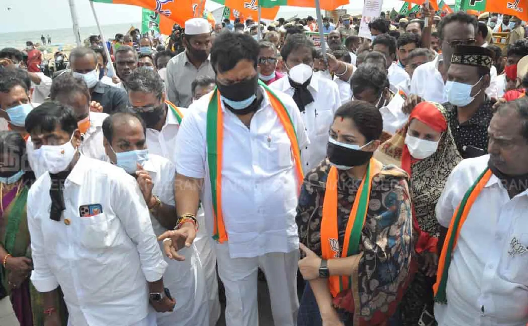 Tamil Nadu BJP involved in the struggle