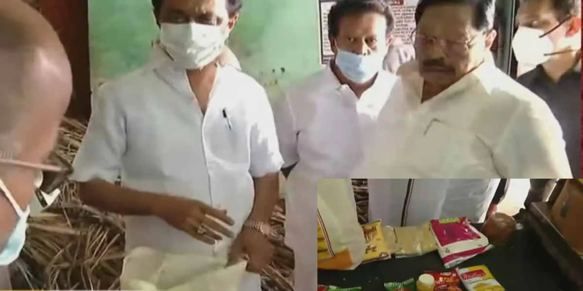  CM inspects ration shop after all party meeting