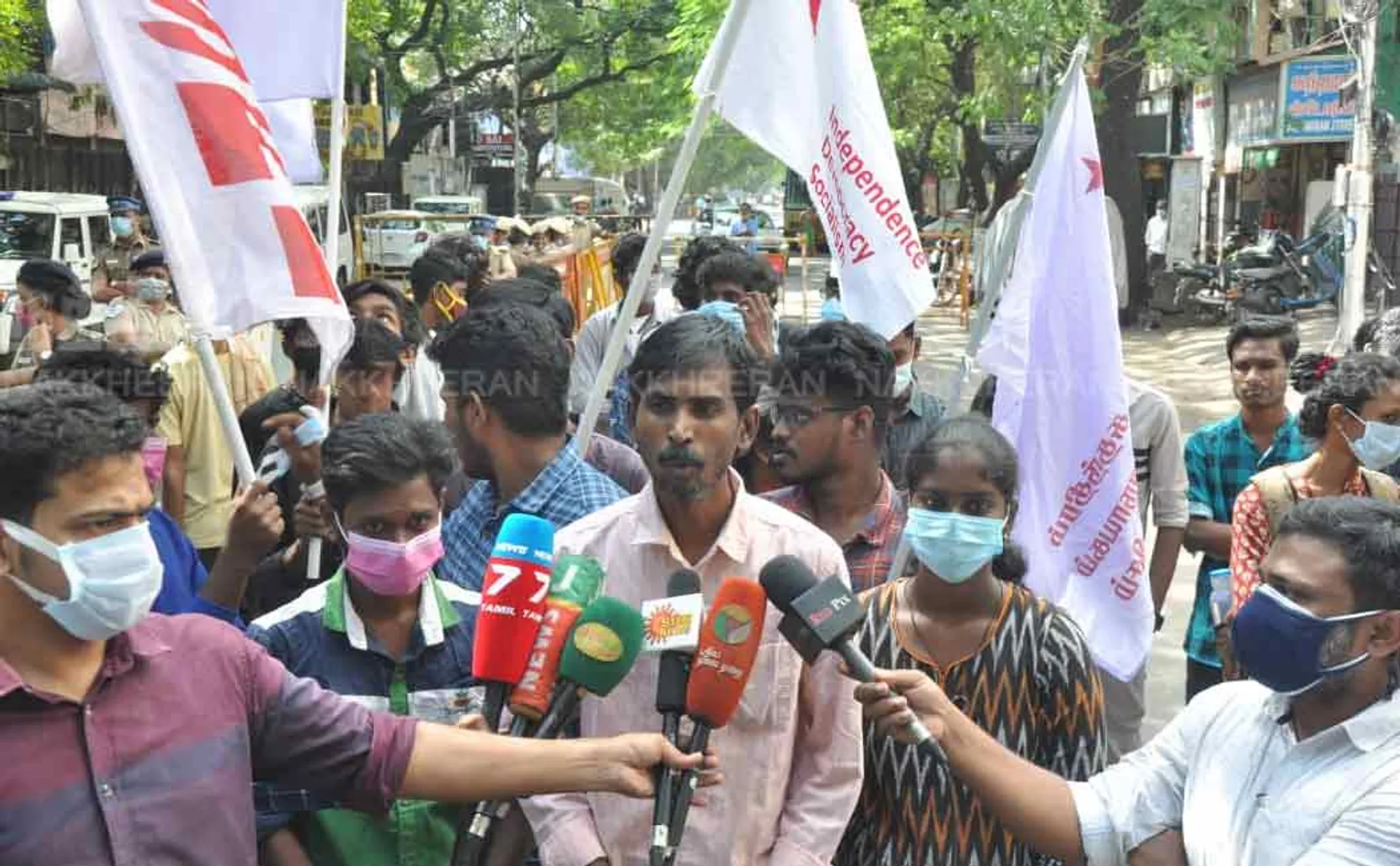 Indian Student Union struggle against exemption from NEET