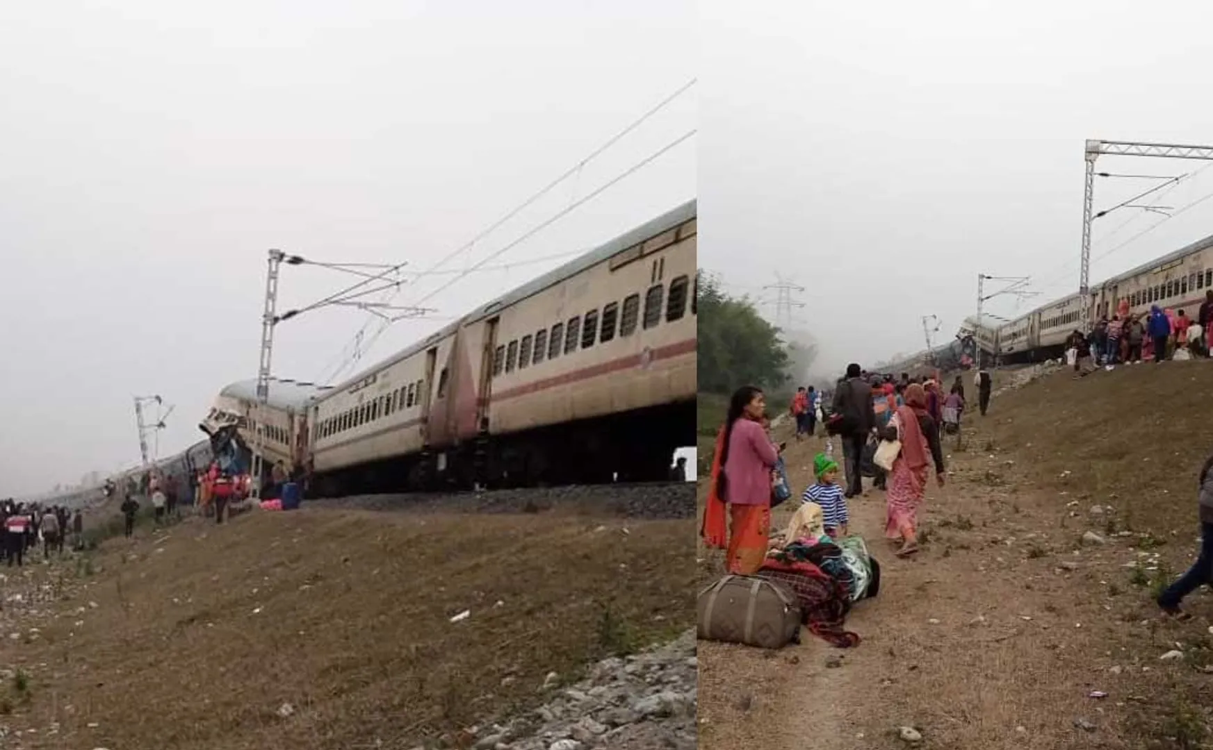 Bikaner Express derailed near Domohani incident police investigation 